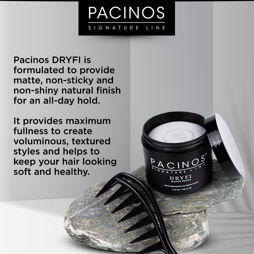 Pacinos DRYFI Pâte Matte : look mat discret et naturel
