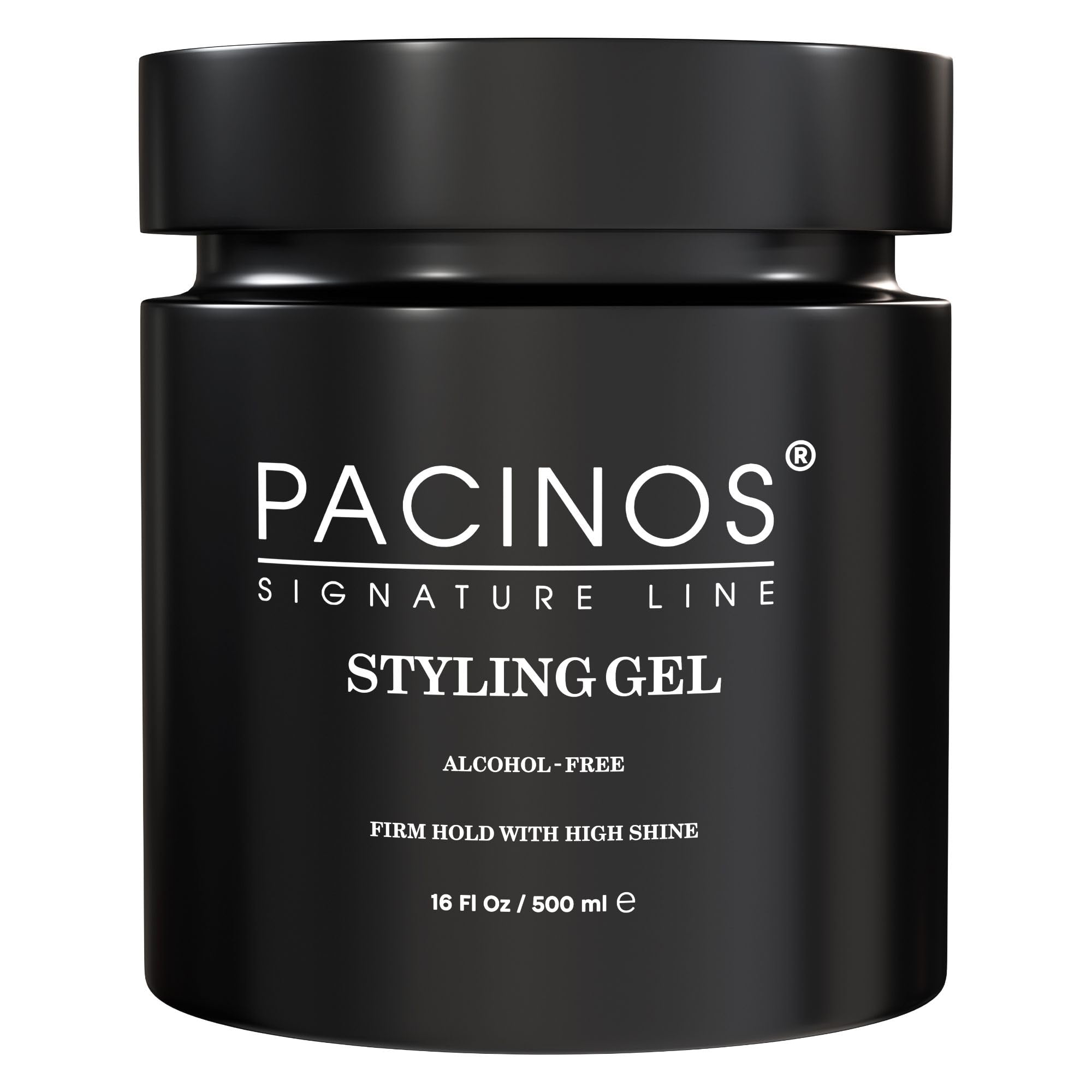 Pacinos Gel Coiffant : bouteille prête à l’emploi pour une coiffure durable et nette.