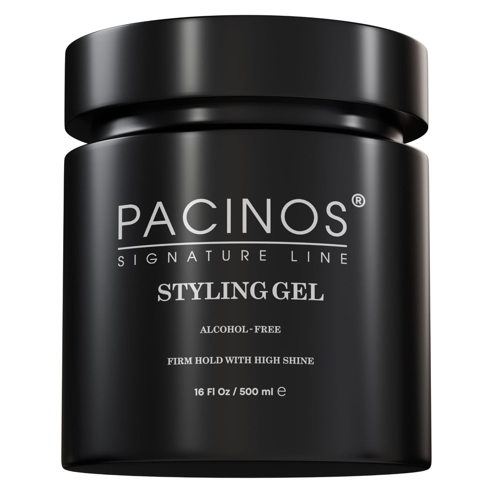 Pacinos Gel Coiffant : format 16 oz pour une utilisation durable.