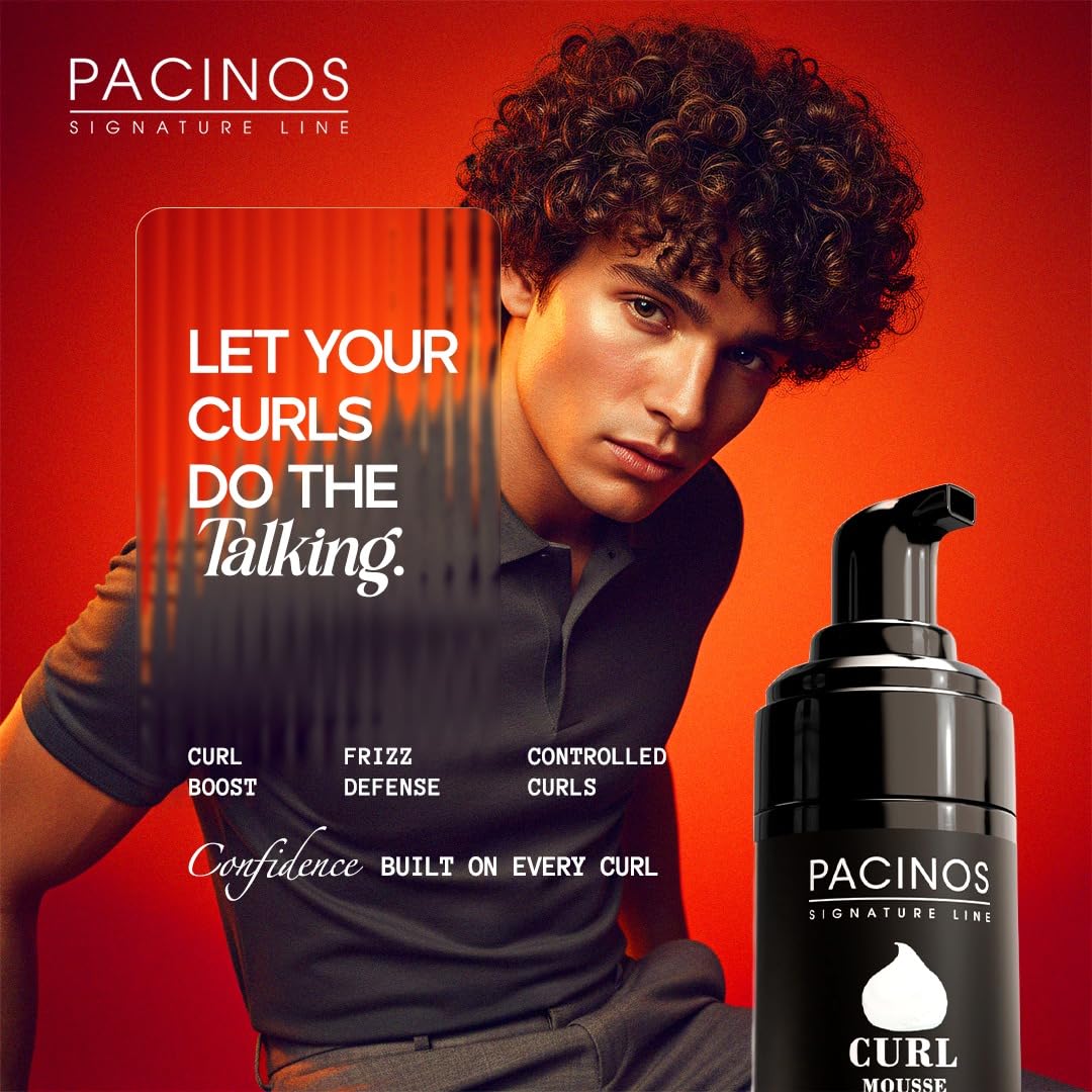 Pacinos Mousse Tenue Légère pour une coiffure légère et durable.