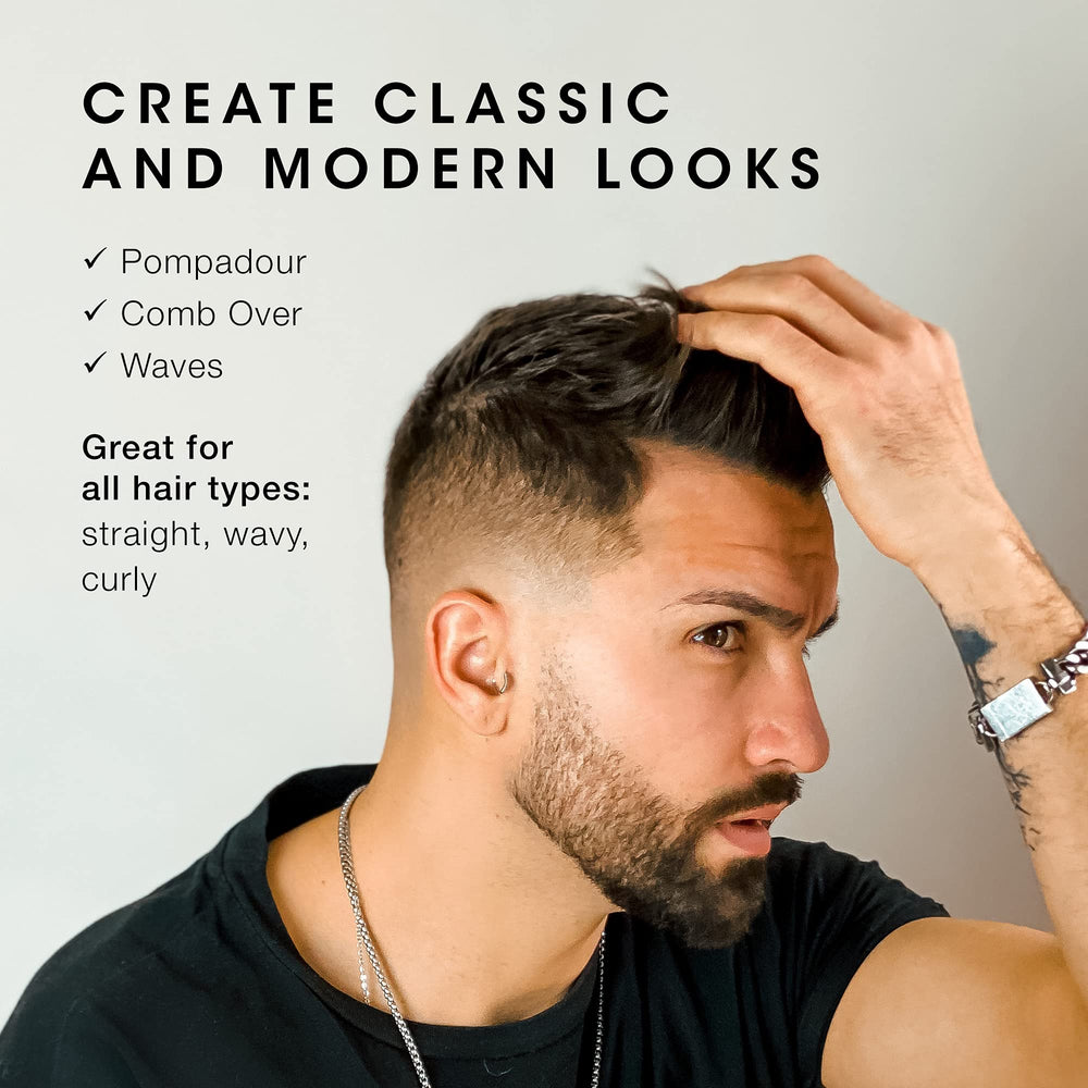 Pomade Pacinos avec brillance élevée pour une apparence soignée et moderne.