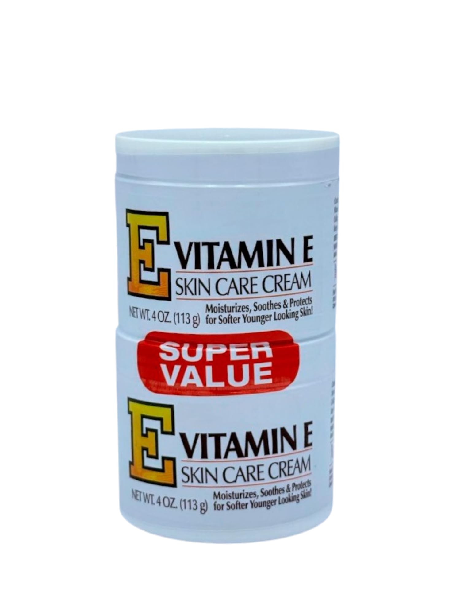 Le pack double vitamine-e-creme-soin-peau illustre l'offre économique et pratique.