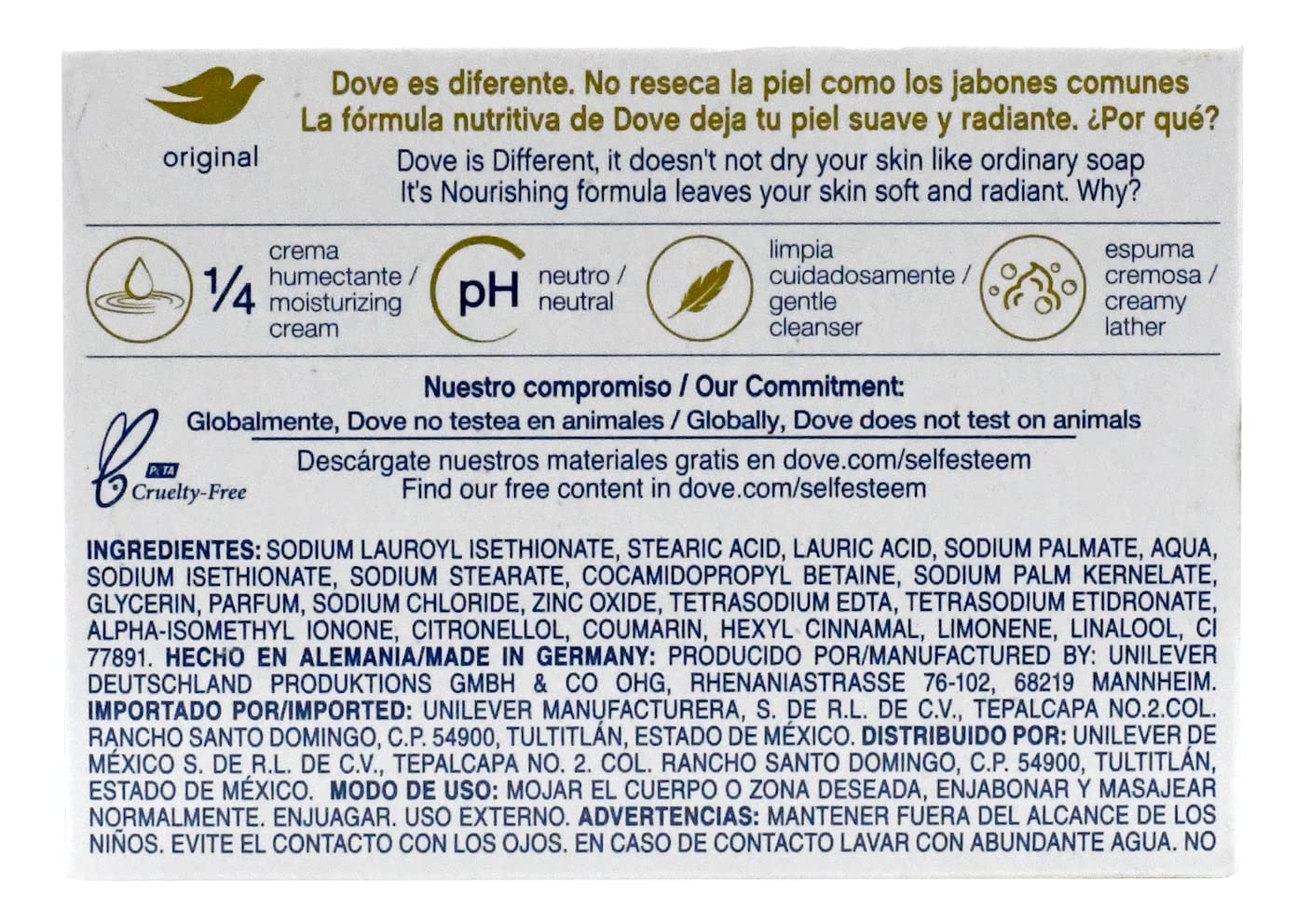 Pack 12 barres assorties Dove Beauty Bar