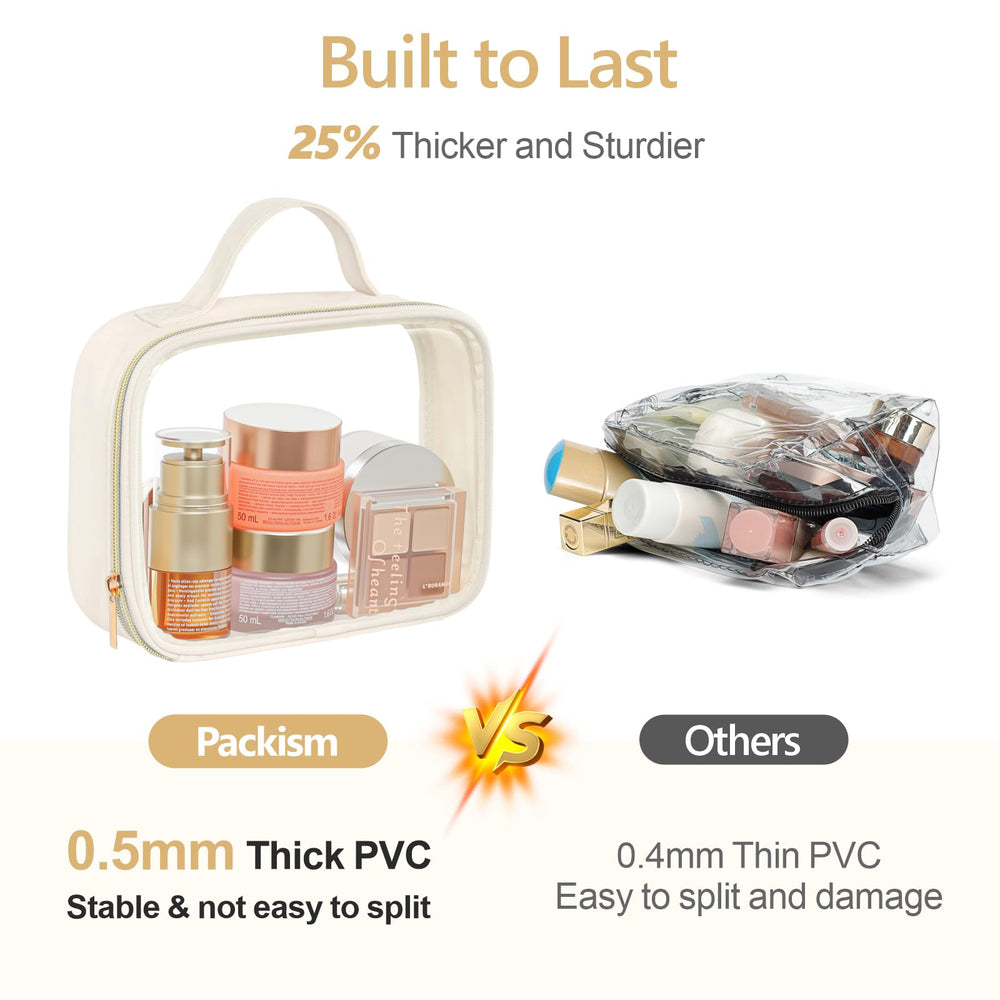 PACKISM Côté transparent en PVC, scan direct sans obstacle.