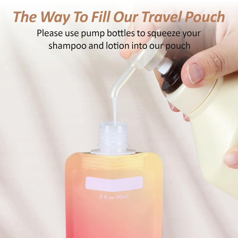 PACKISM etiquette réinscriptible: identification rapide des liquides pour voyages.