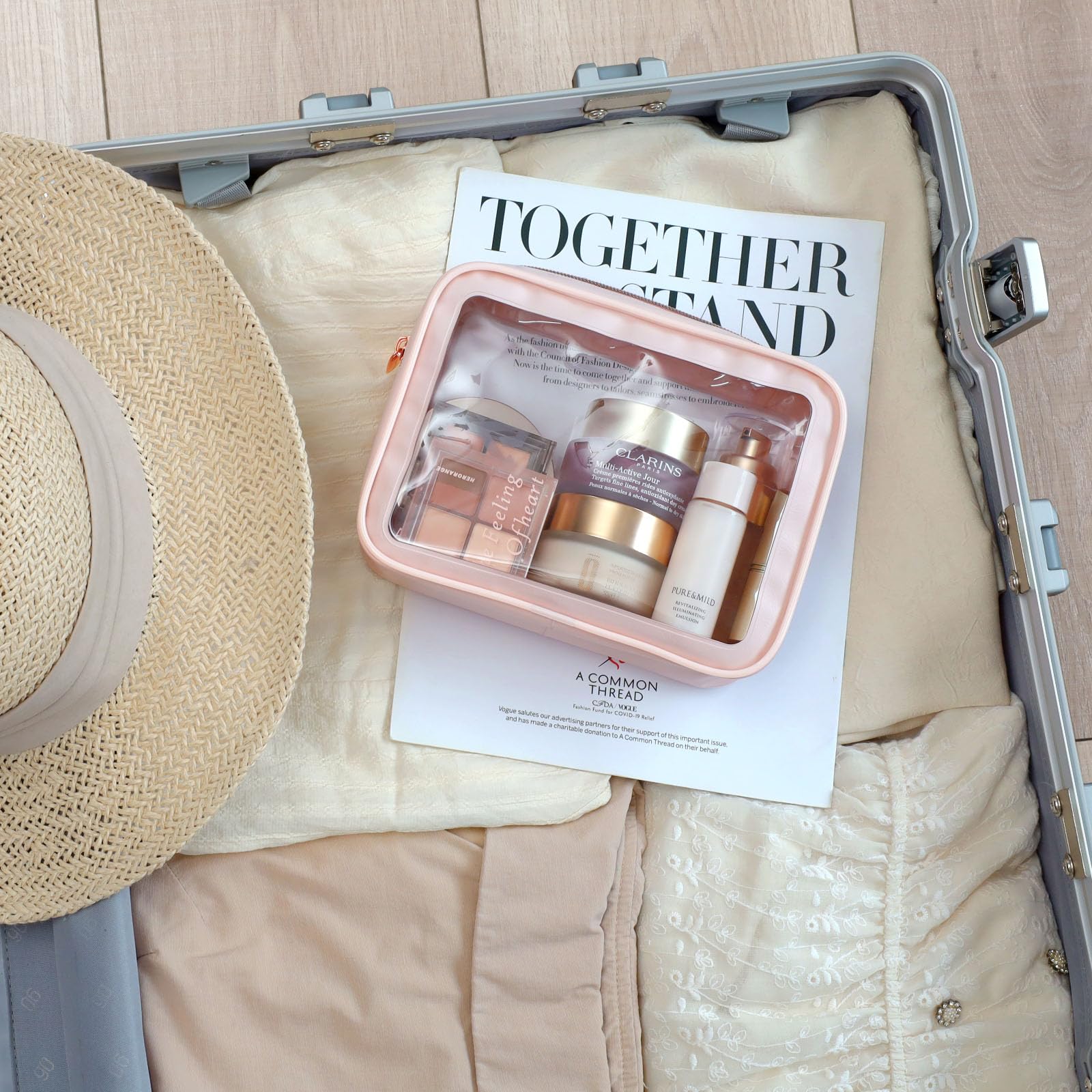 PACKISM sac cosmétique compact: rangement facile des produits de toilette.