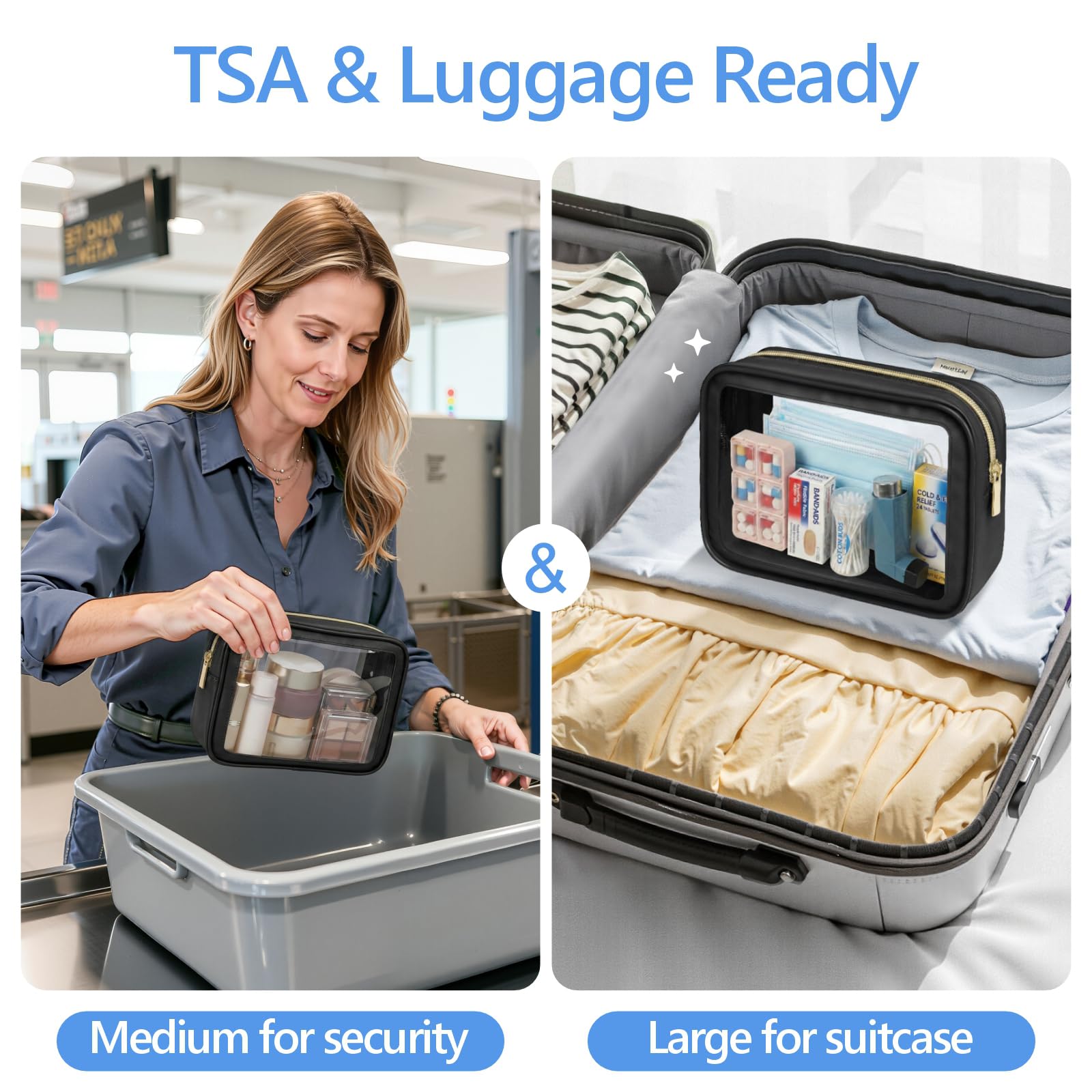 Sac PACKISM transparent grand pour articles volumineux.
