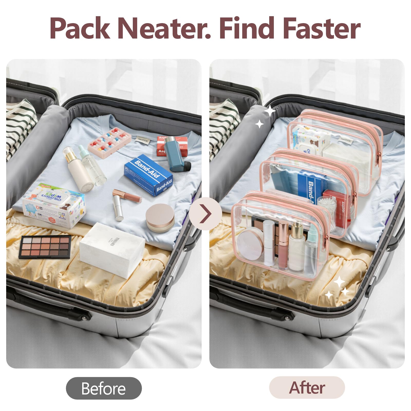 Packism sachet déodorisant inclus aide à limiter les odeurs.