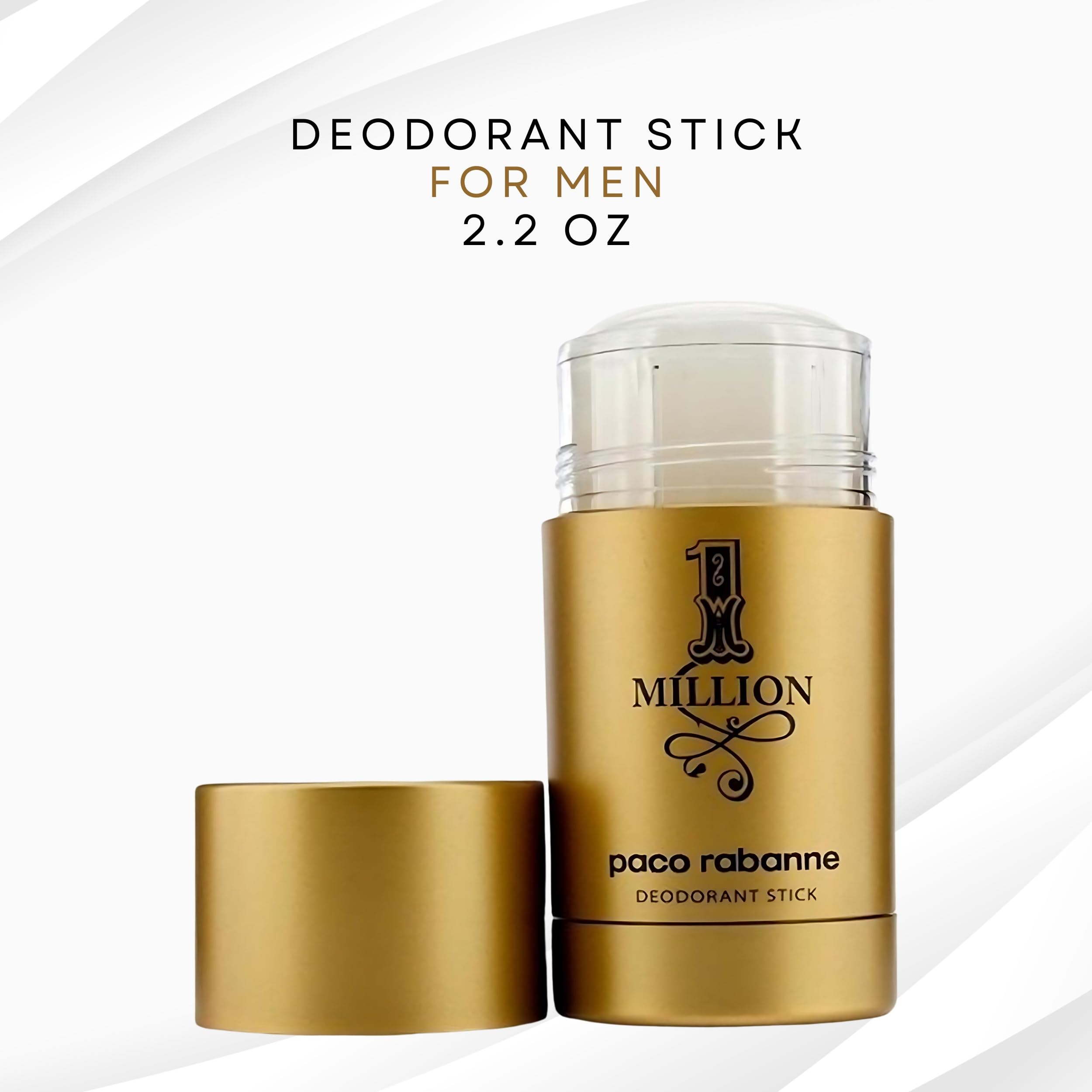 Paco Rabanne 1 Million Stick Déodorant, design luxueux et élégant.