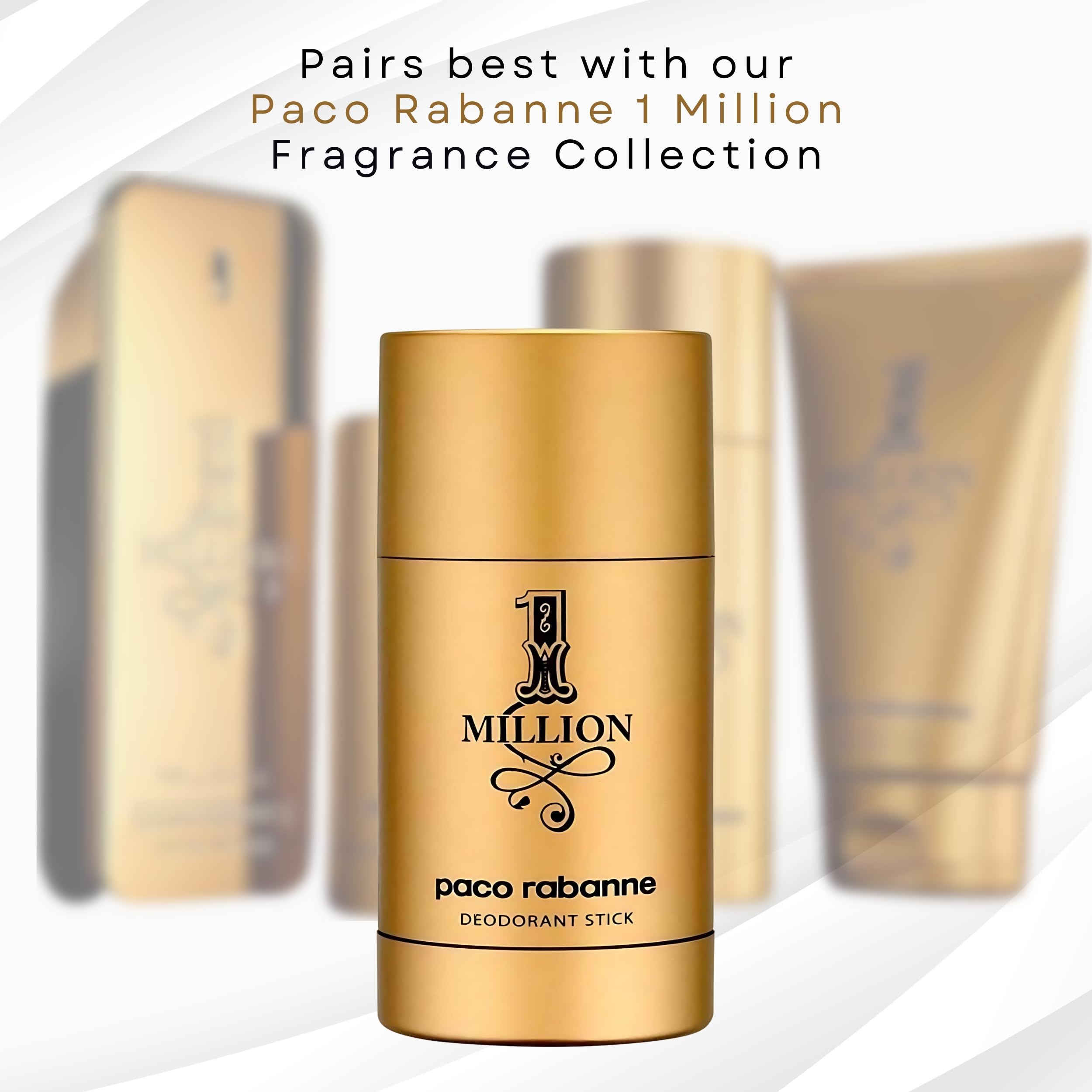 Paco Rabanne 1 Million Stick Déodorant, idéal en déplacement.