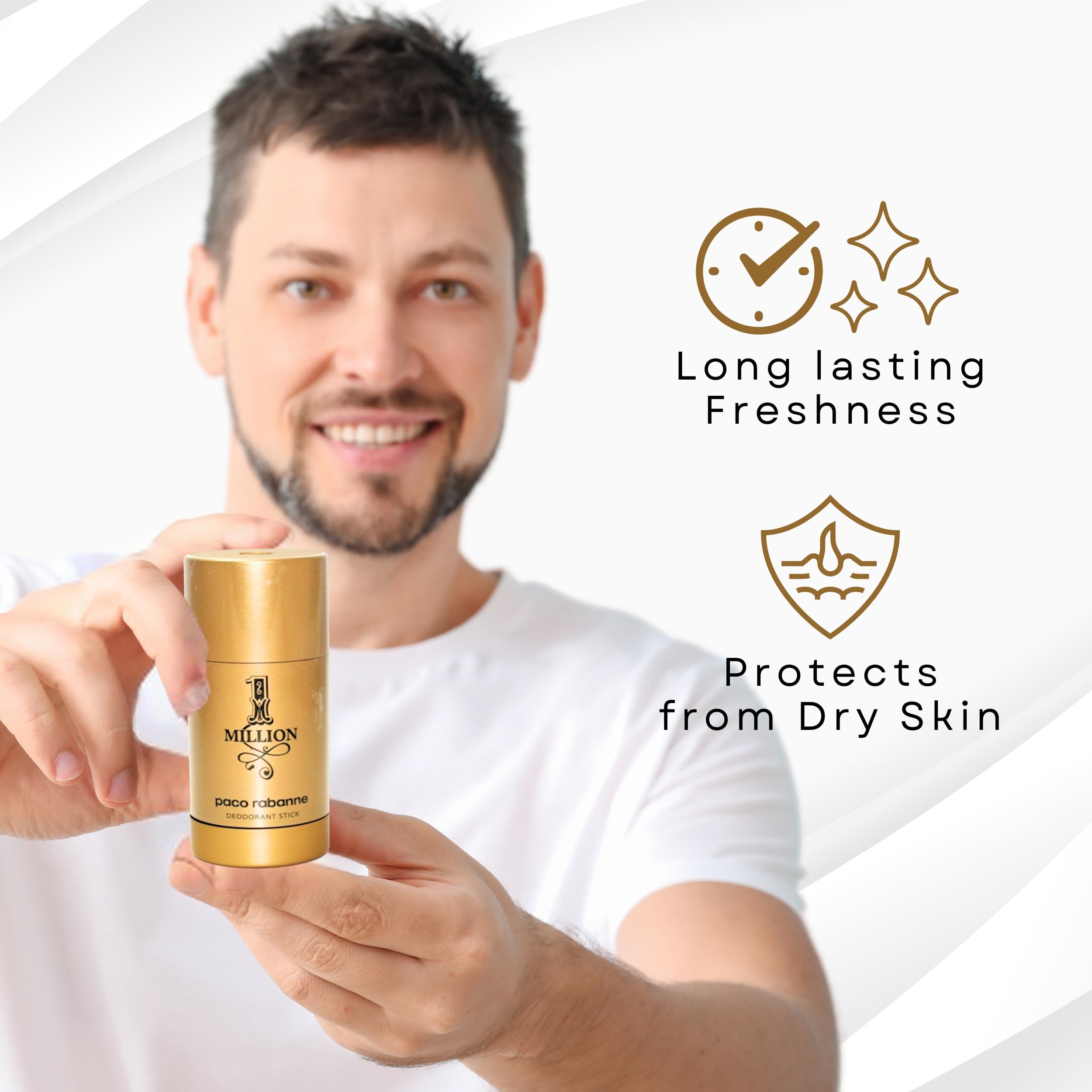Paco Rabanne 1 Million Stick Déodorant, utilisé au quotidien facilement.