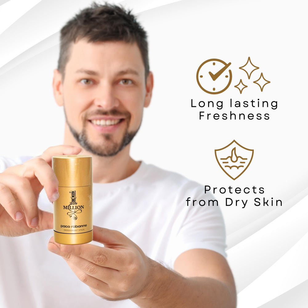 Paco Rabanne 1 Million Stick Déodorant, utilisé au quotidien facilement.