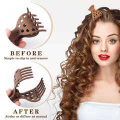Clip Paderison maintient les cheveux sans glisser lors d'événements.