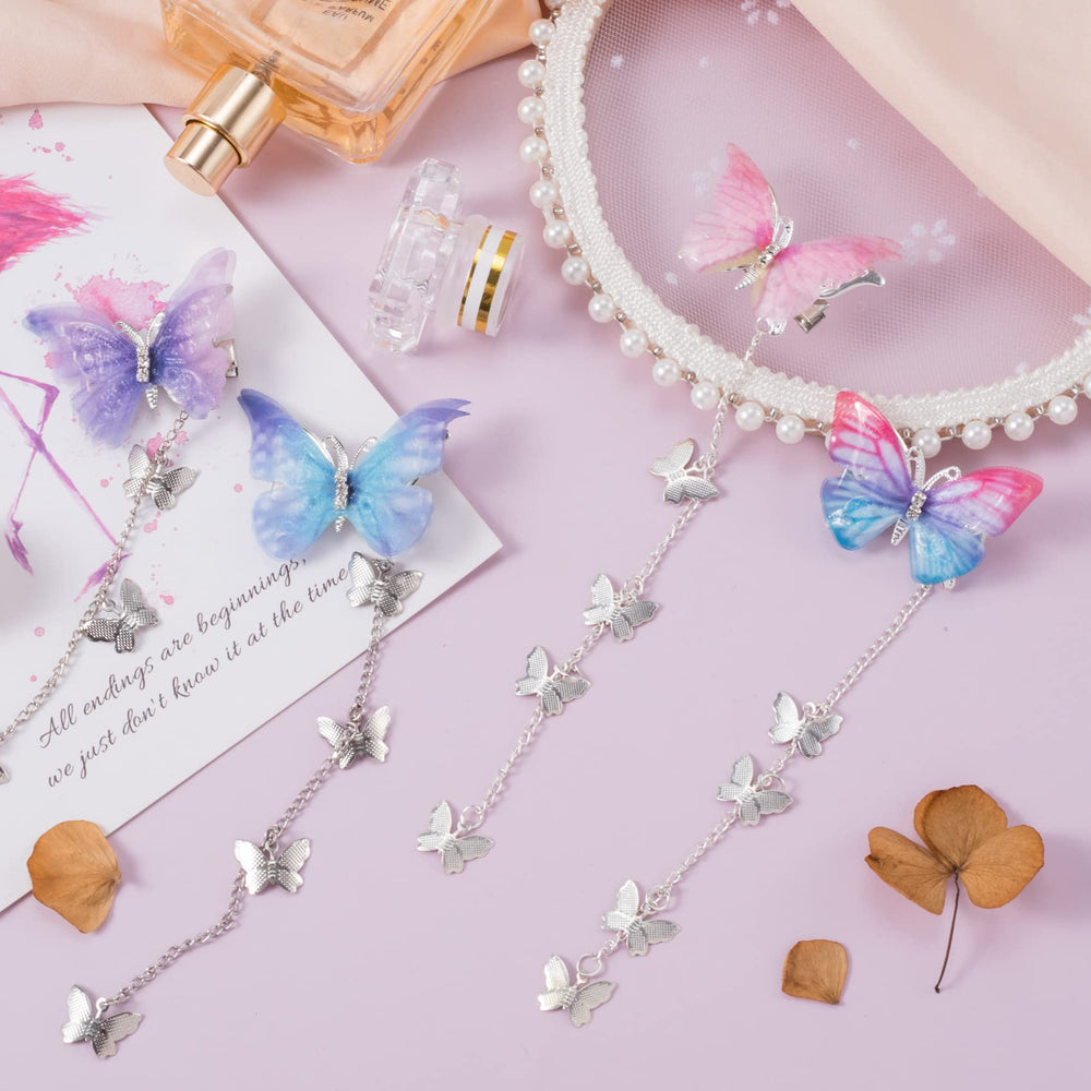 Barrette PAGOW papillon maintien sécurisé, parfaite pour bal et fêtes