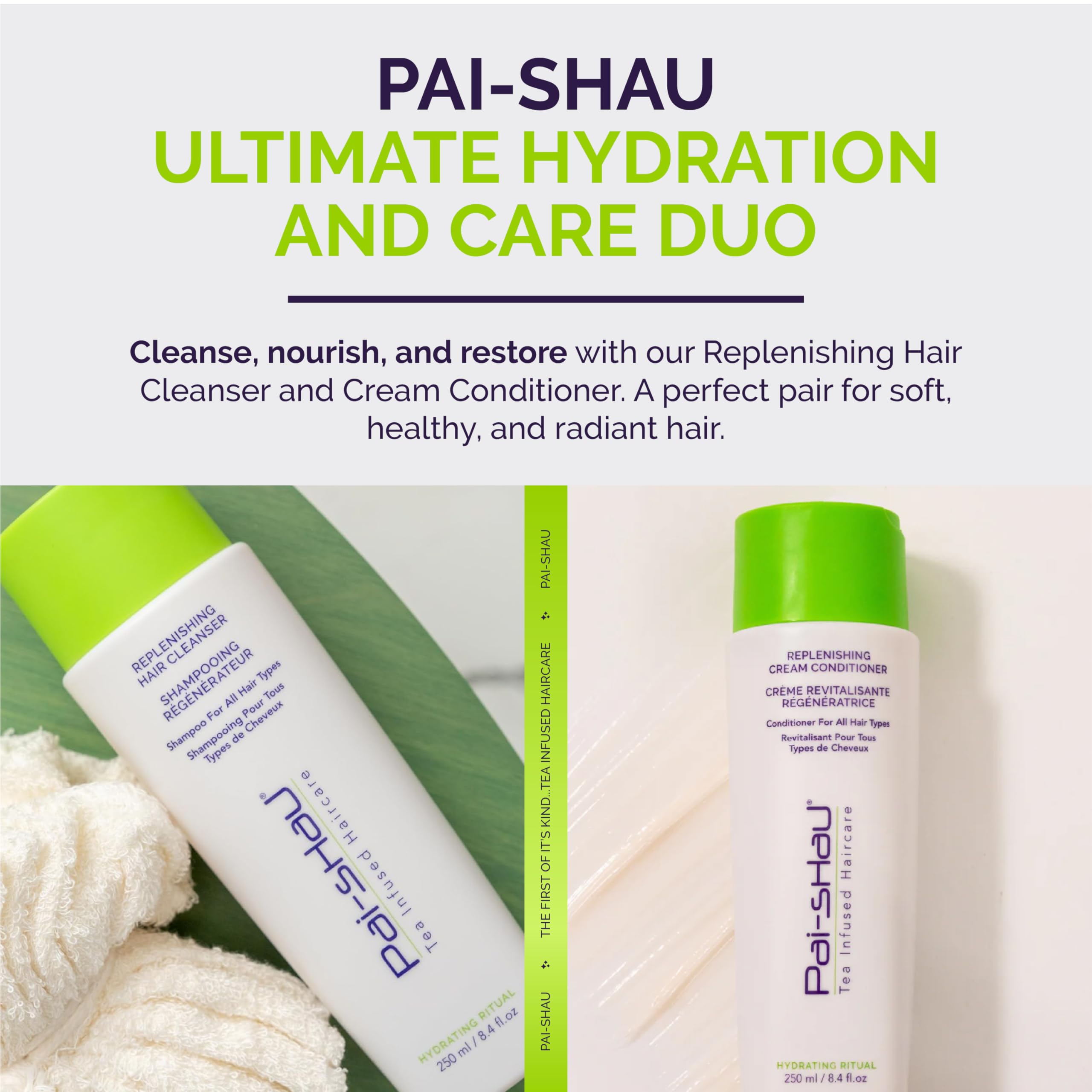 Pai-Shau complexe signature thé sur bouteille, nutriments pour cheveux sains