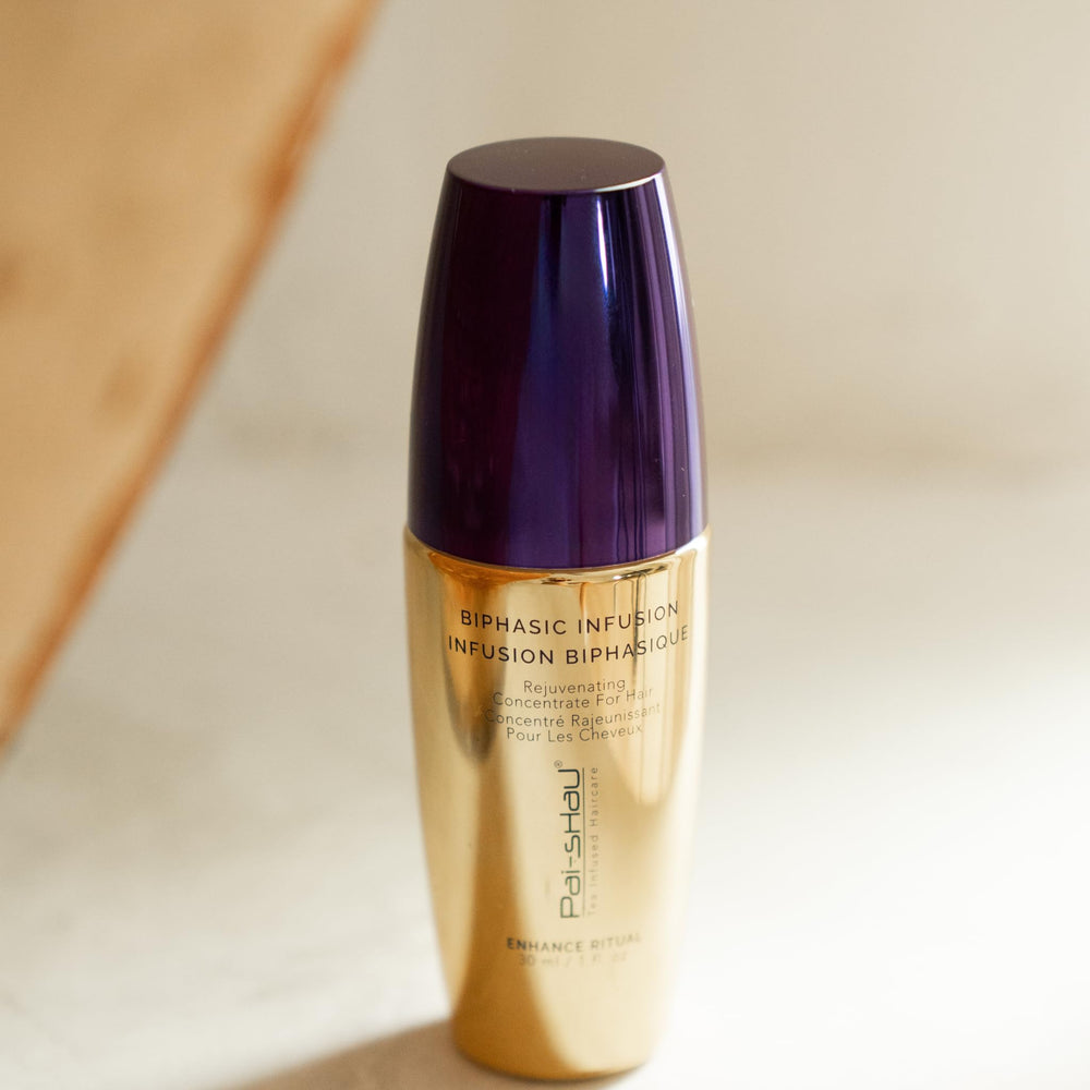 Pai-Shau complexe thé signature pour nourrir en profondeur et hydrater les fibres.
