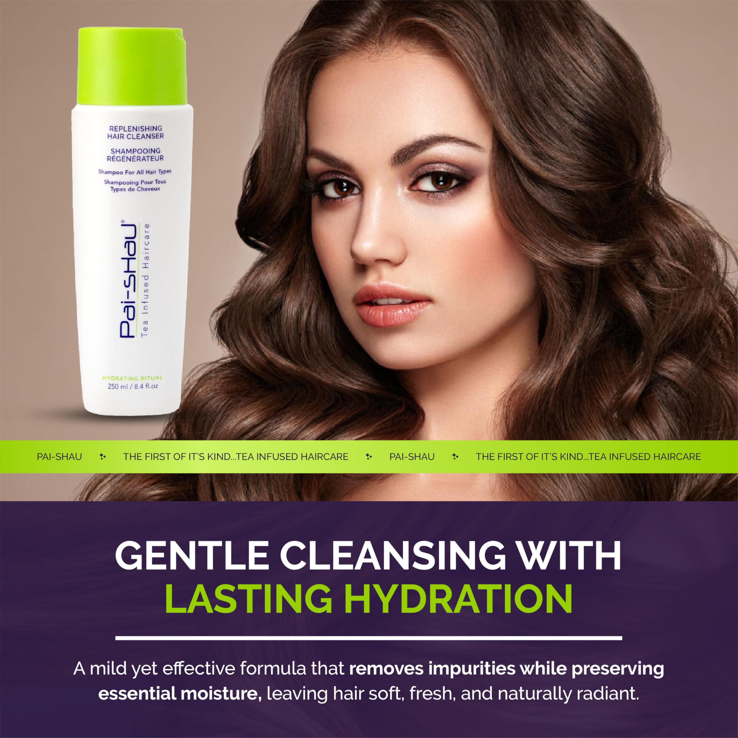 Pai-Shau complexe-thé-signature fournit nutriments pour cuir chevelu équilibré.