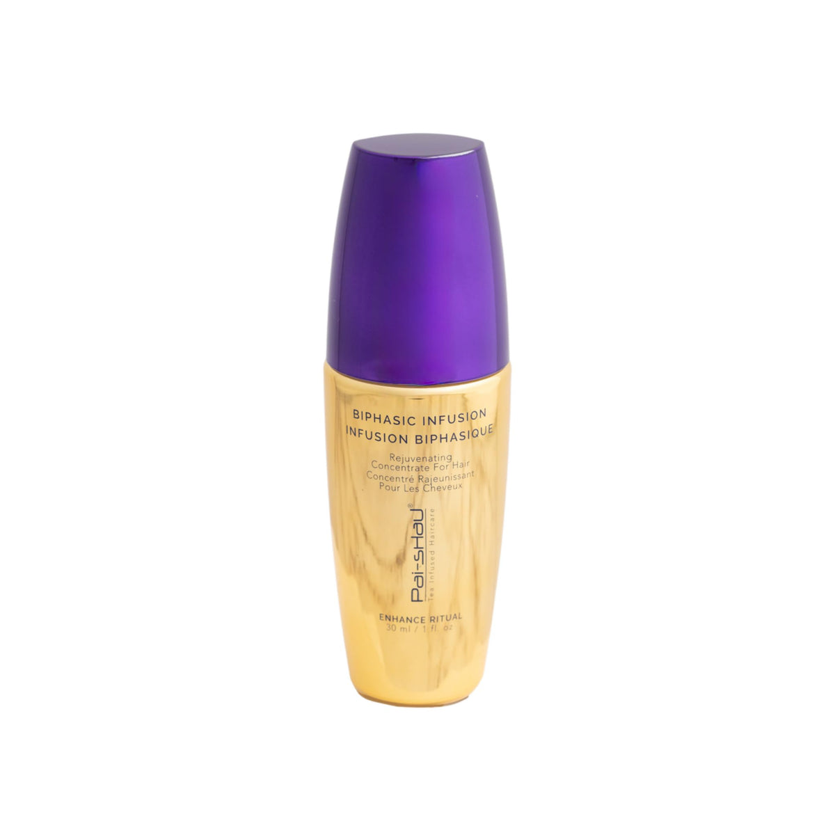 Flacon sans pompe Pai-Shau pour une application propre et efficace des soins capillaires.