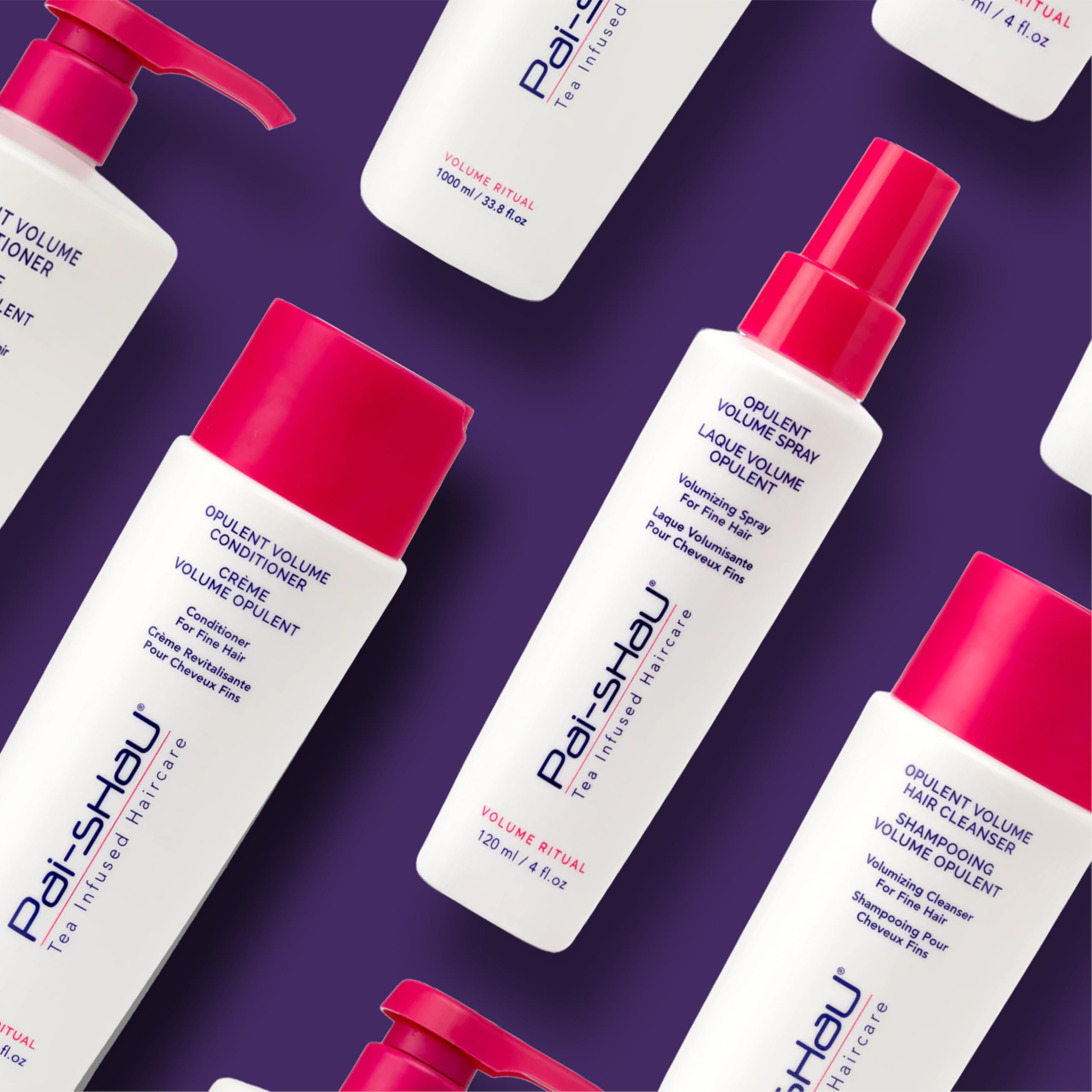 Pai-Shau Opulent Volume Spray — idéal pour obtenir une chevelure plus volumineuse et énergique.