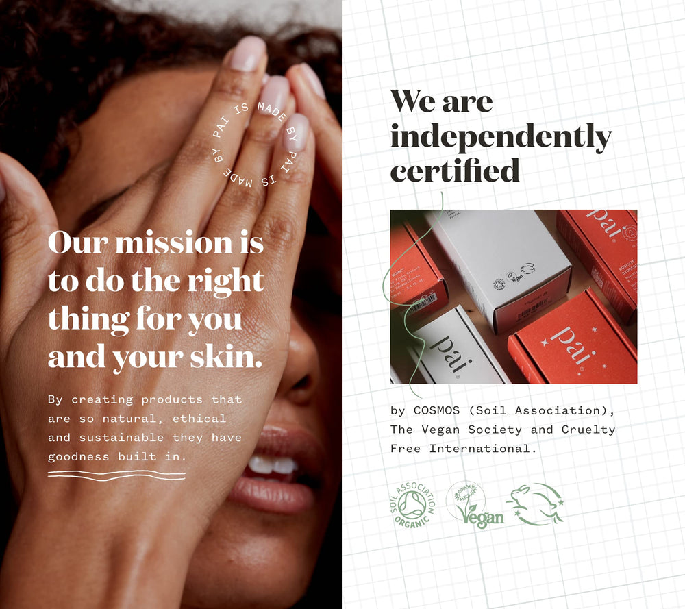 PAI SKINCARE Convient à tous types de peau, même sensibles.
