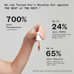 PAI SKINCARE huile rose musquée 30 ml, flacon pratique pour votre routine.