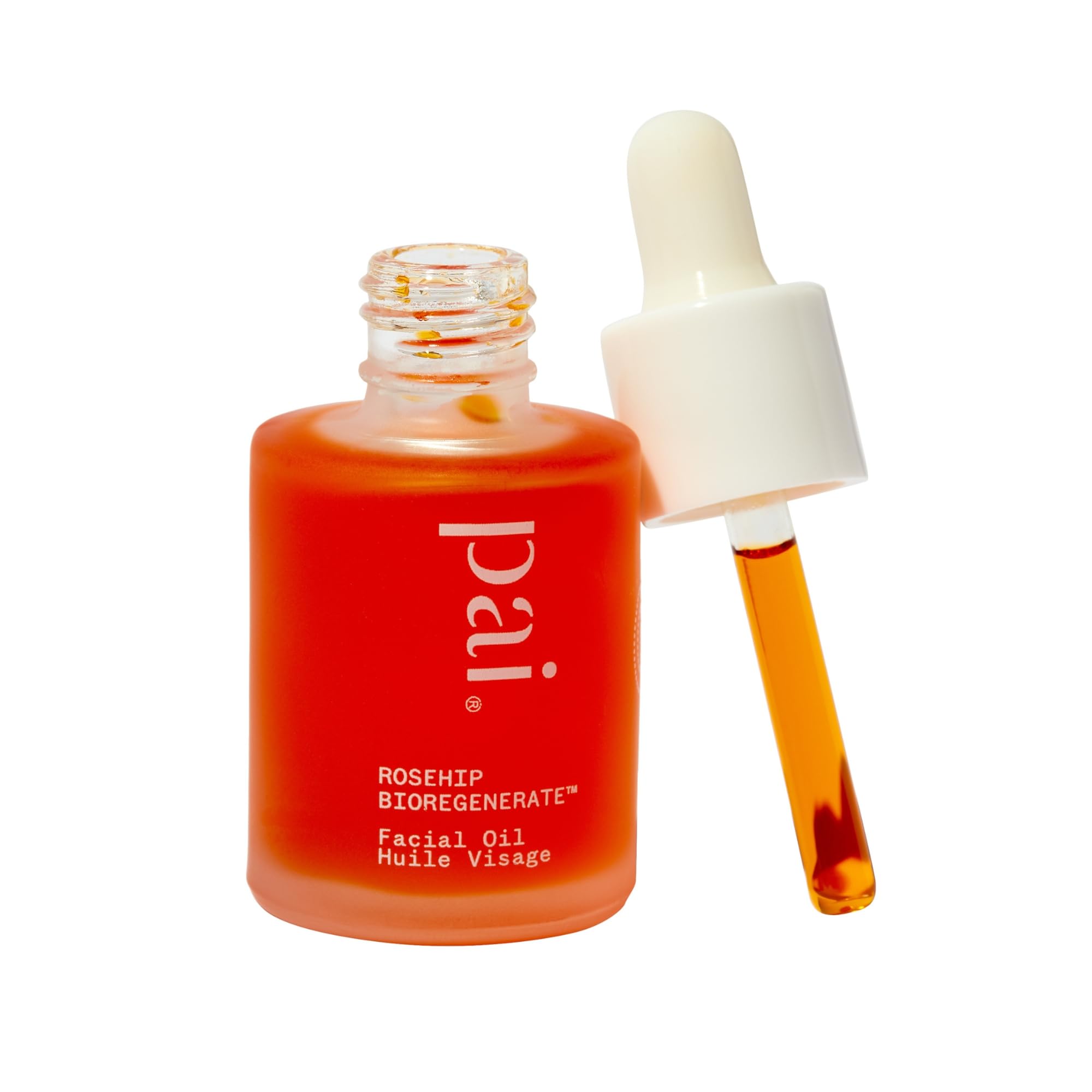 PAI SKINCARE Huile Rosehip — Flacon prêt pour l'application quotidienne sur la peau.