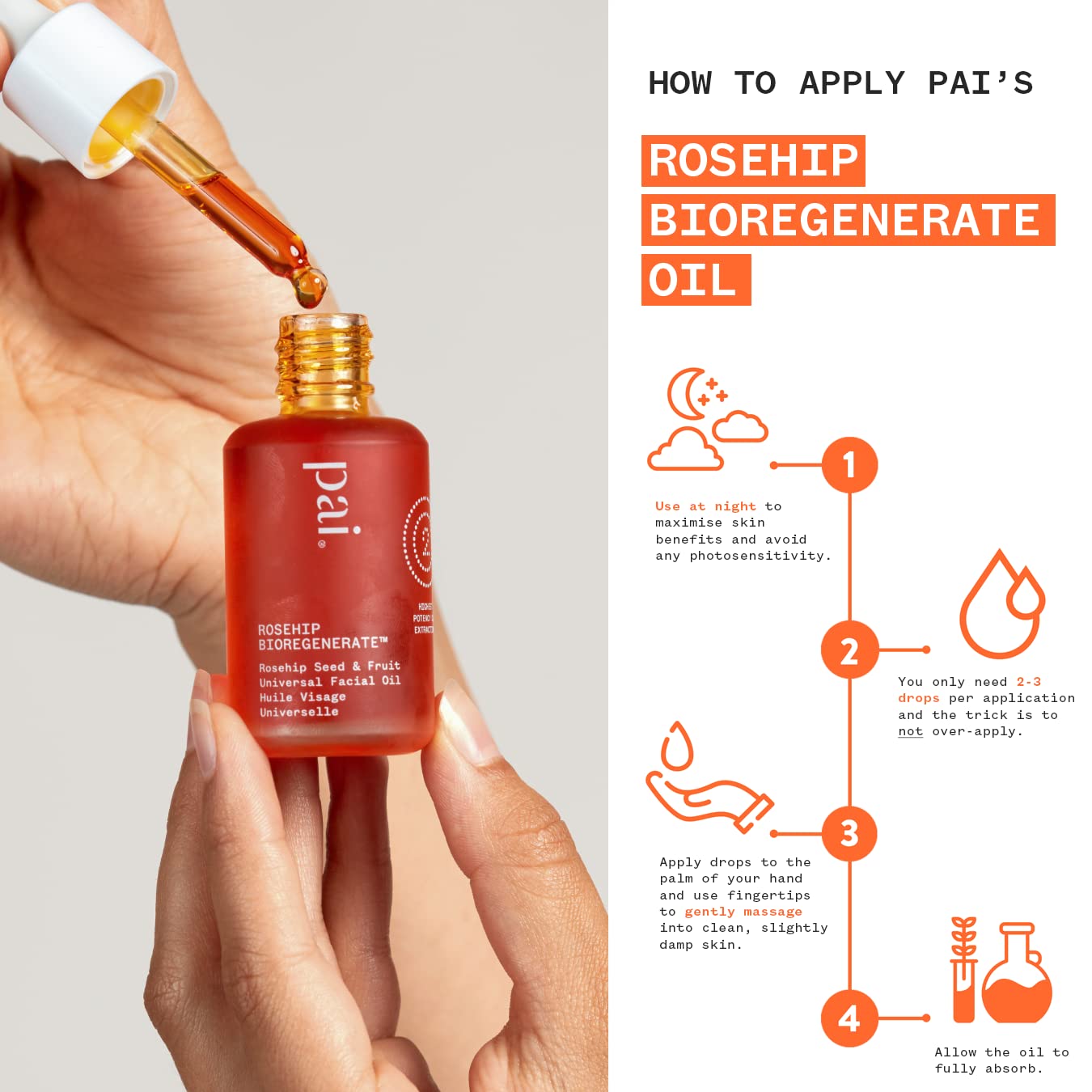 PAI SKINCARE emballage vegan et biologique, respectueux de l'éthique.