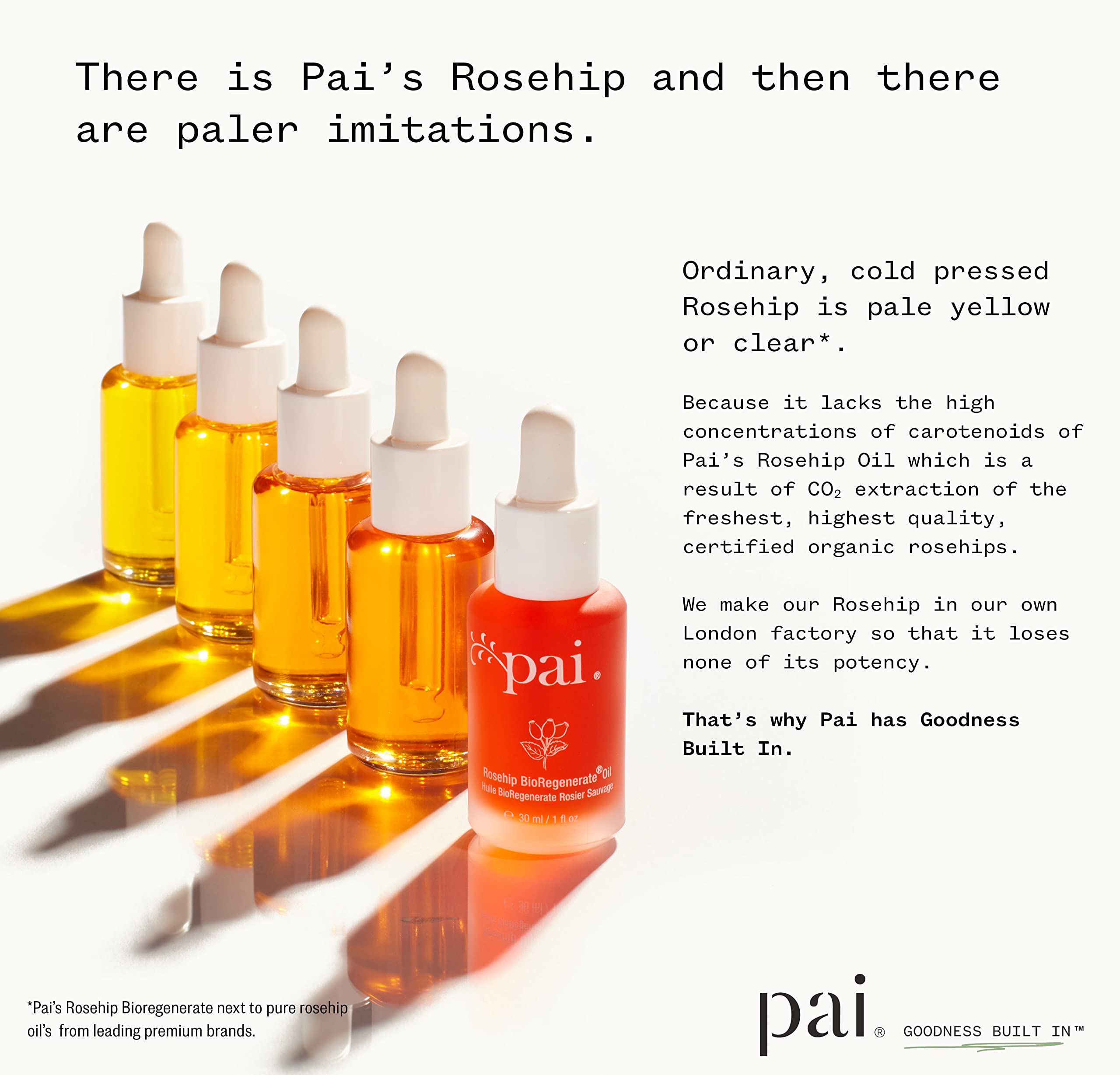 PAI SKINCARE texture soyeuse qui pénètre rapidement sans film gras.