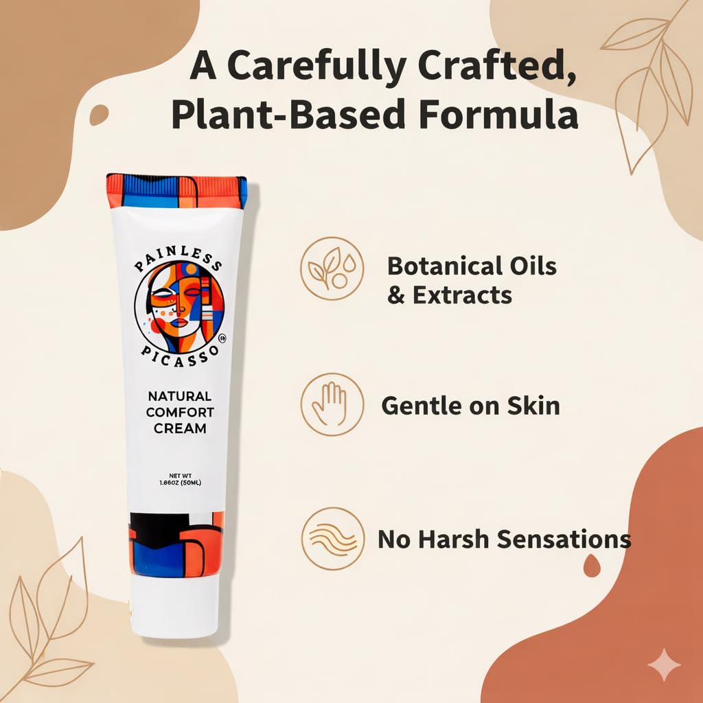 Application douce sur la peau avant la séance cosmétique