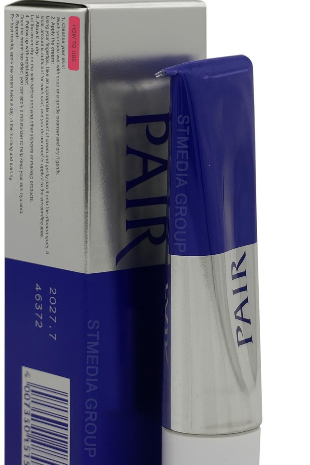Pot Pair Acne Cream 24g, hydratant et transparent, idéal sous le maquillage.