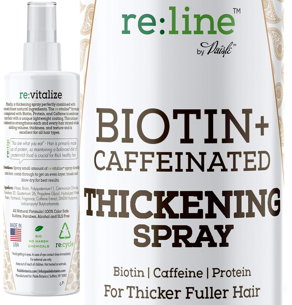 Paisle Botanics - spray biotine sur cheveux humides pour volume immédiat et texture