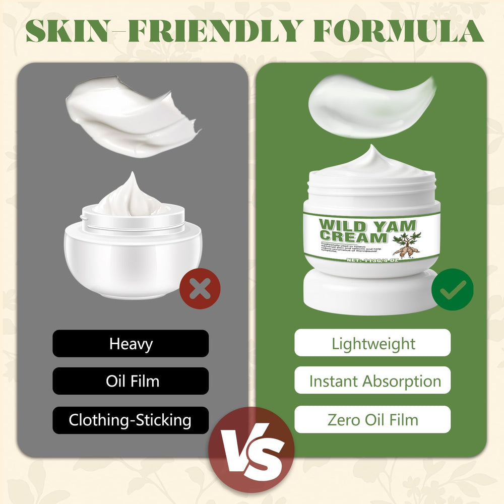 Paistely Crème d’igname sauvage — crème hydratante nourrissante pour la peau.