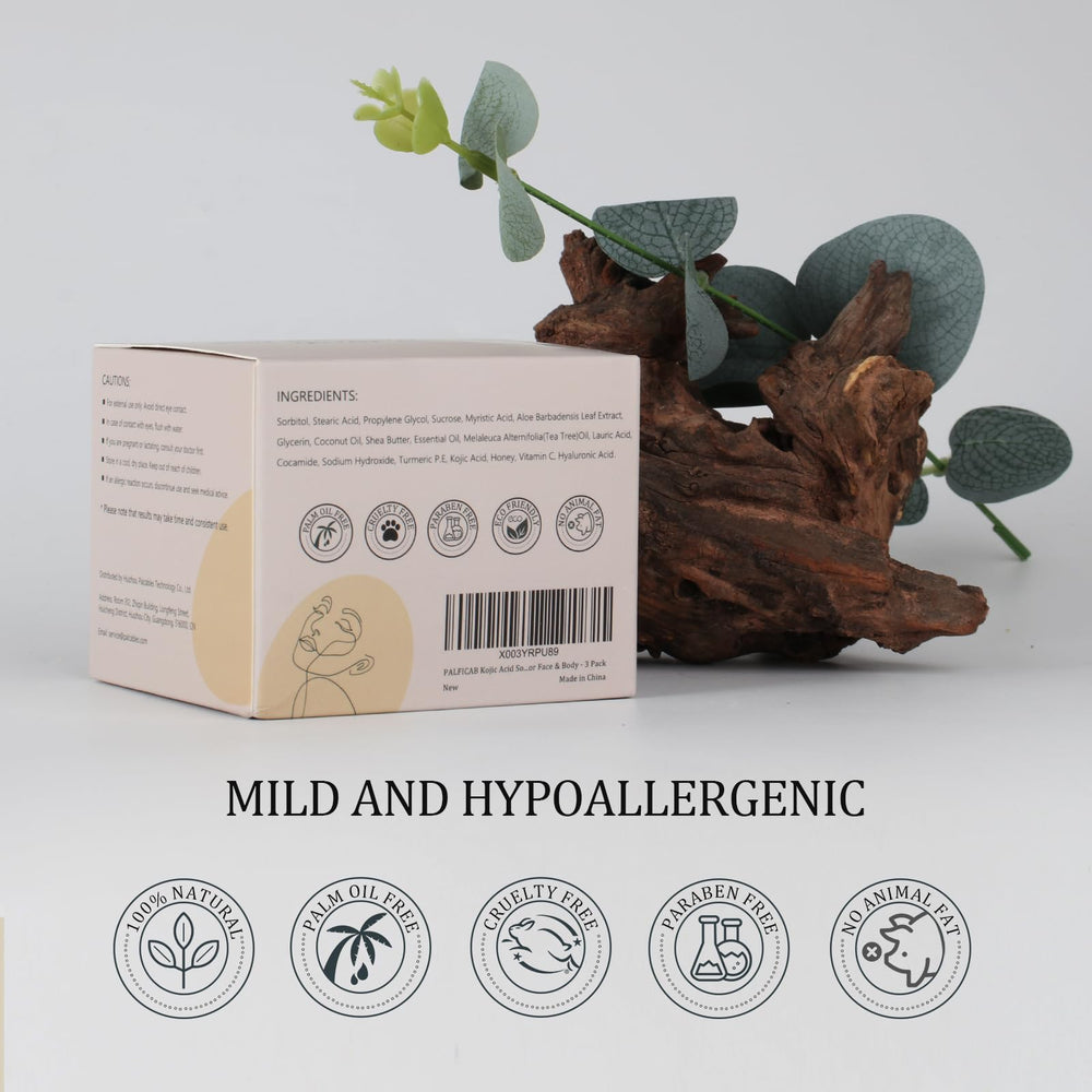 PALFICAB Emballage cadeau savon éclaircissant et hydratant.