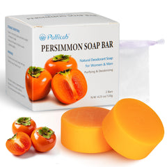 PALFICAB savon kaki emballage, présentation soignée et pratique à offrir.