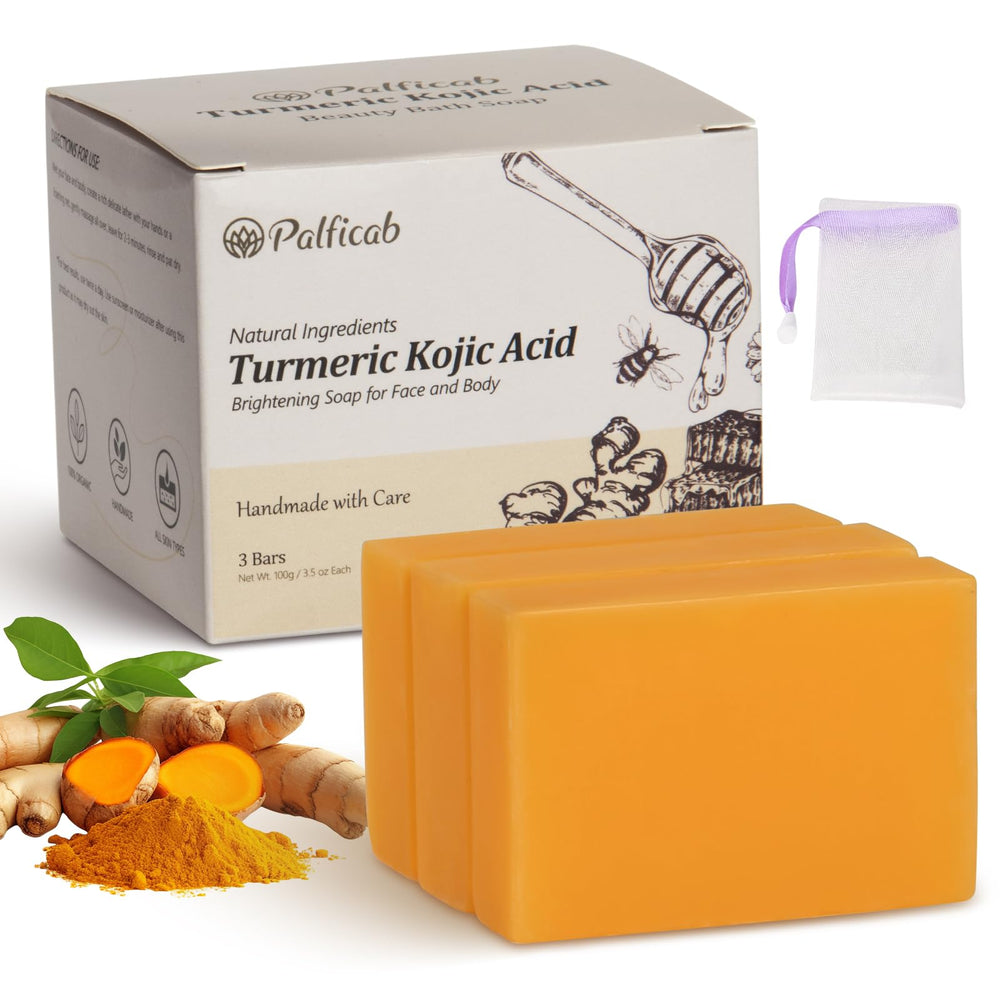 PALFICAB Savon acide kojique éclaircit visages et corps.