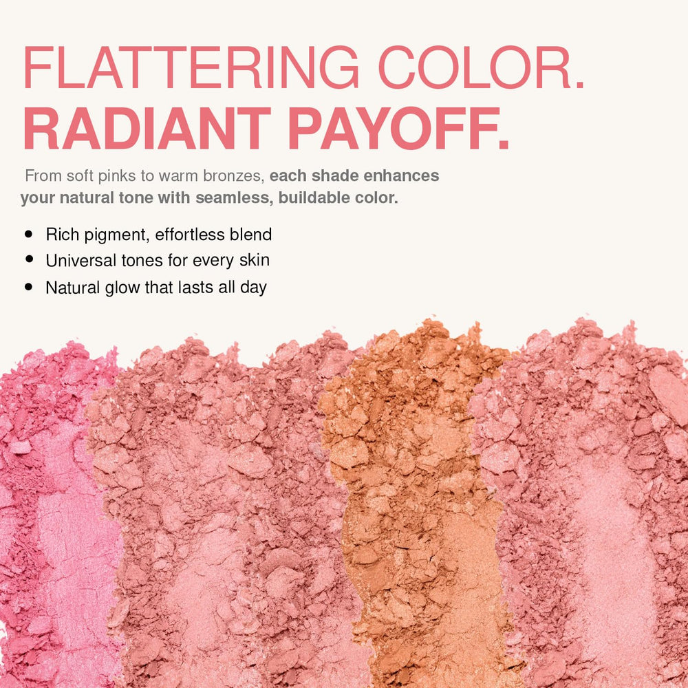 Palladio Baked Blush Berry, tenue longue pour une couleur qui dure toute la journée.