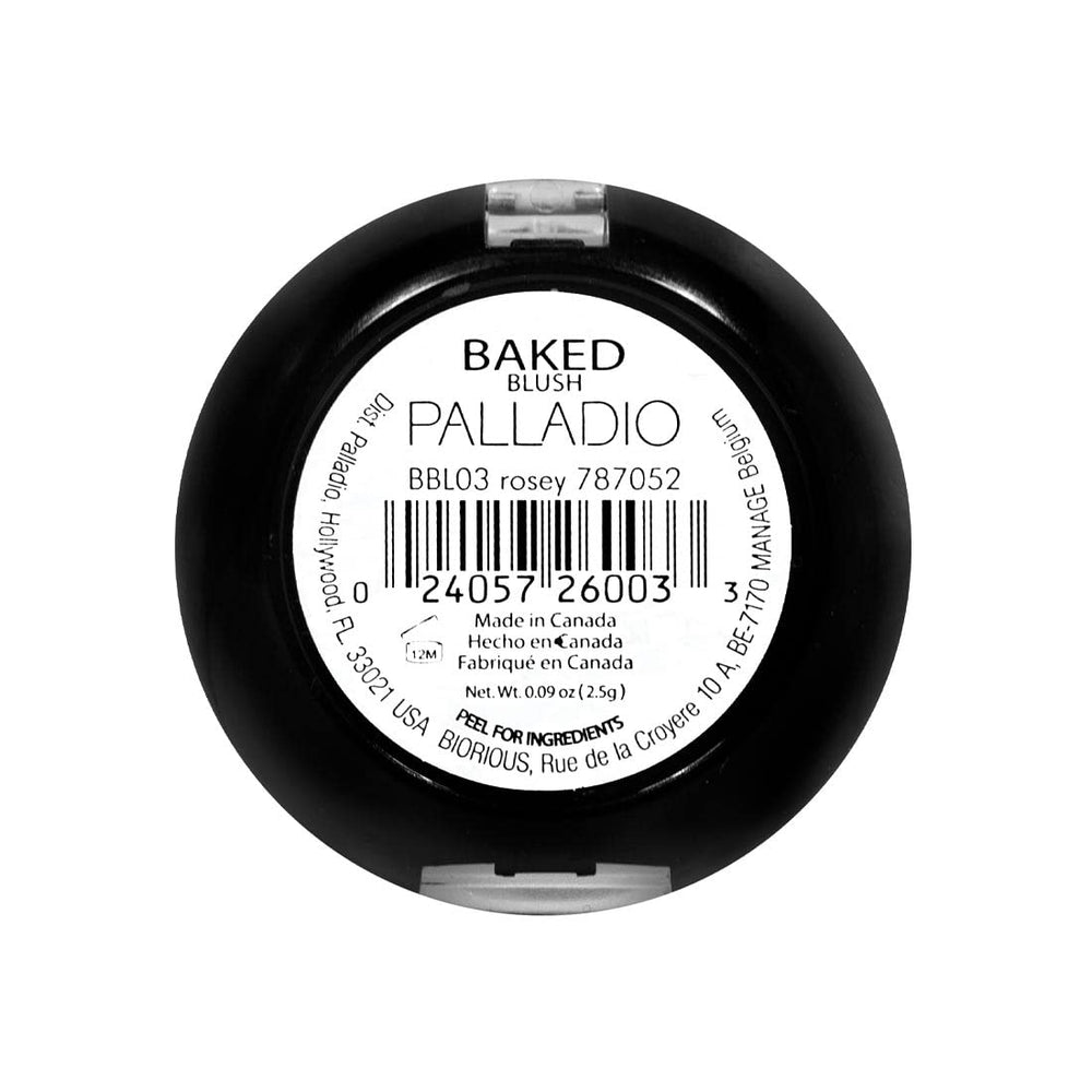 Palladio Baked Blush, formule pure et sans cruauté animale.