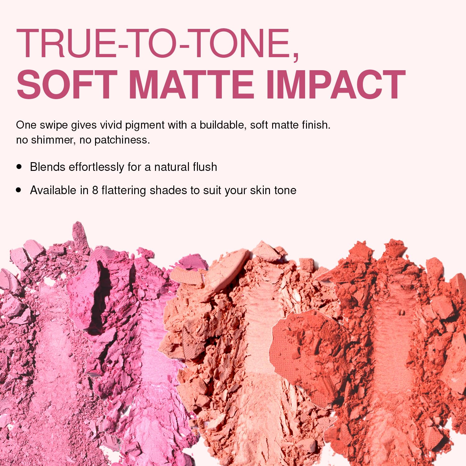 Appliquez sur les pommettes en souriant pour un effet lift naturel Palladio rose-framboise.