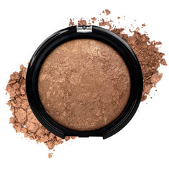 Application avec pinceau – Palladio bronzer cuit au four offre un rendu lisse
