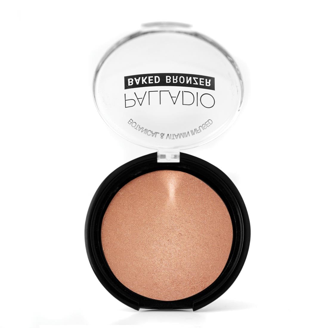 Palladio Bronzer cuit au four Pacific Tan — swatch rapide pour tester la teinte.