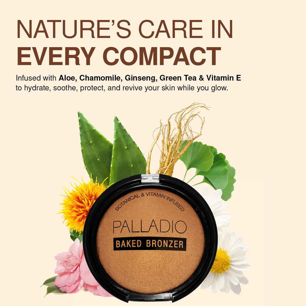 Formule botanique – Palladio bronzer infusé huiles nourrissantes et vitamine E