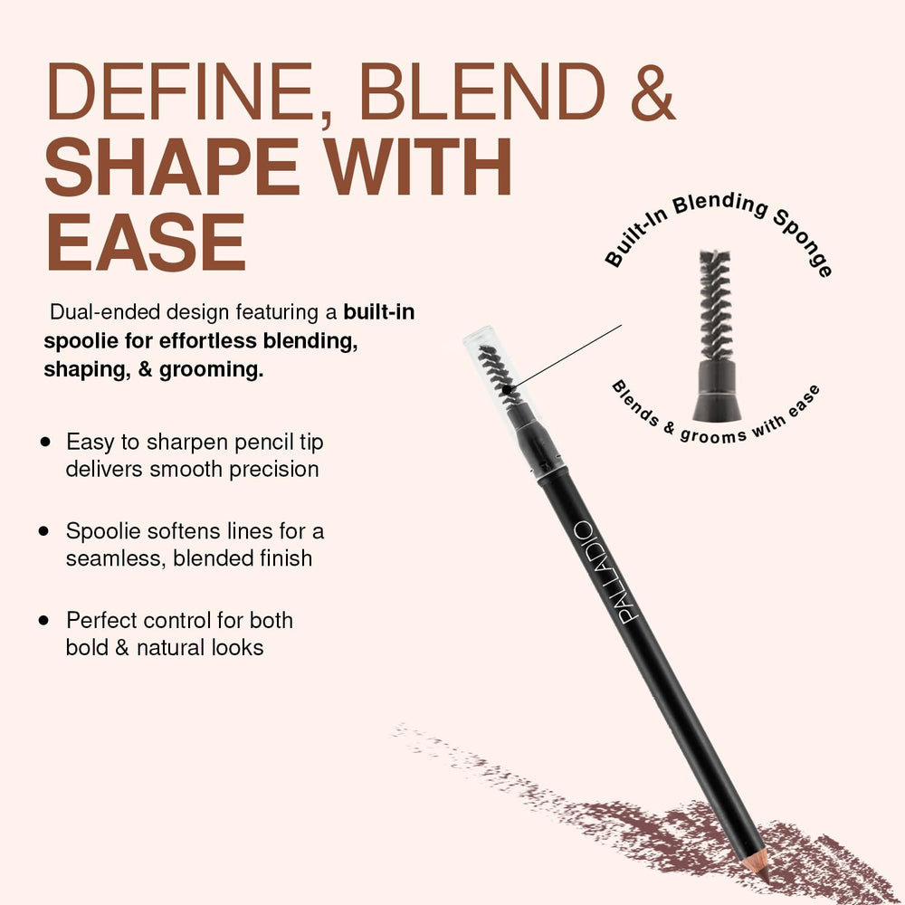 Palladio brosse intégrée, estompe facile des poils.