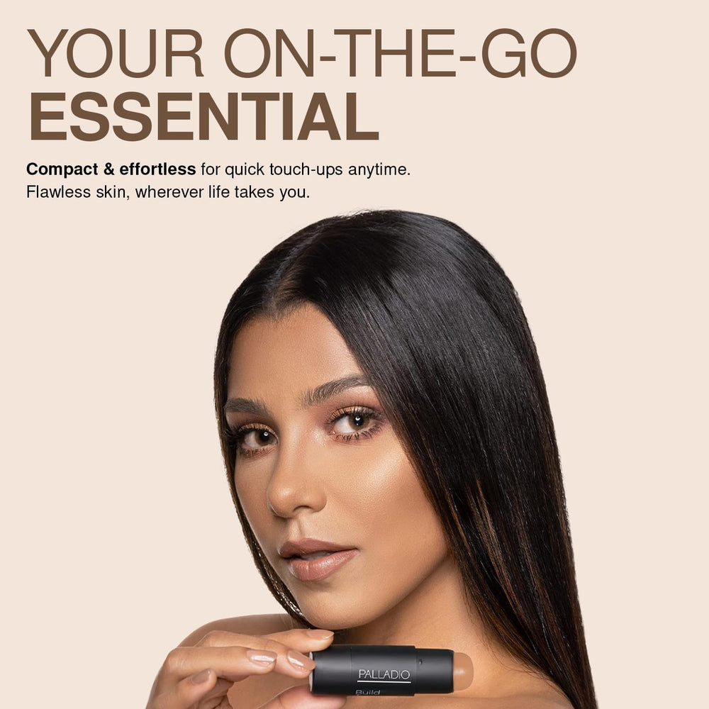 Palladio BUILD & BLEND Foundation Stick – contour harmonieux et correction légère
