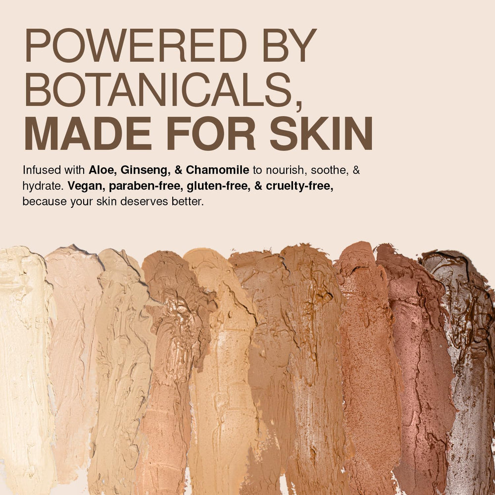 Palladio BUILD & BLEND Foundation Stick – ingrédients botaniques nourrissants
