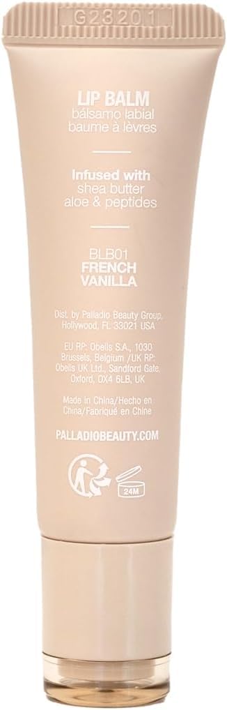 Palladio Butter Balm soin quotidien pour lèvres confortables.