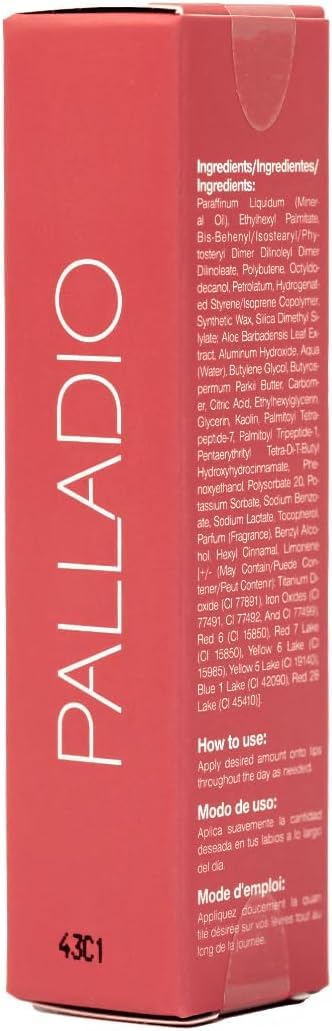 Palladio Butter Balm, formulation végane et sans cruauté.