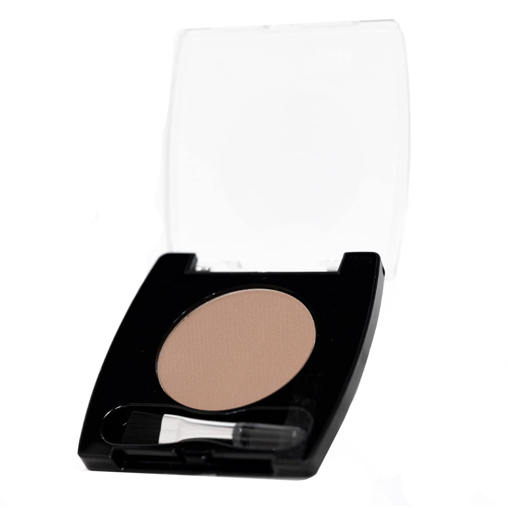 Compact Palladio sourcils taupe, définition naturelle en déplacement.
