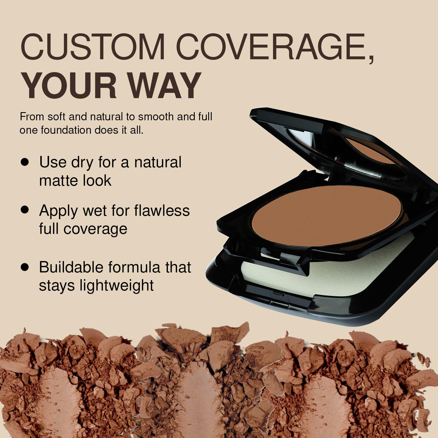 Couverture modulable avec fini naturel sur le teint Palladio