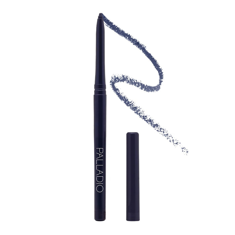 Palladio Crayon Yeux Rétractable Bleu Foncé, couleur riche et longue tenue.