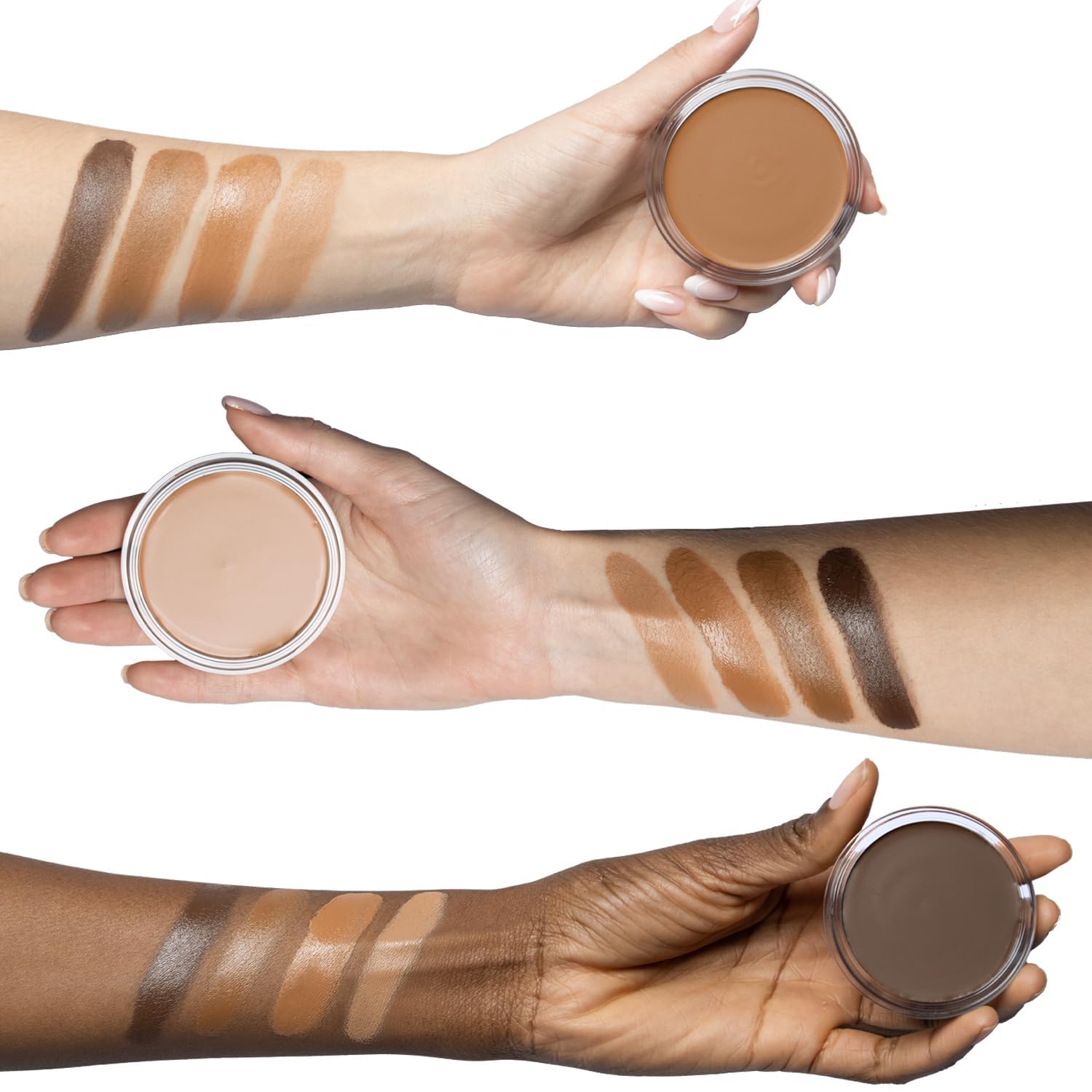 Texture hydratante de Palladio Cream Bronzer qui laisse la peau souple.